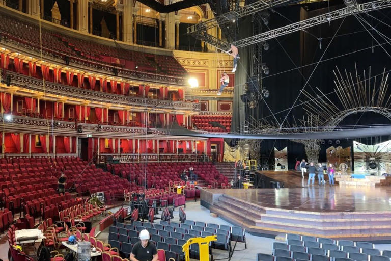 WATCH Cirque Du Soleil prepare for 2024 Royal Albert Hall stint