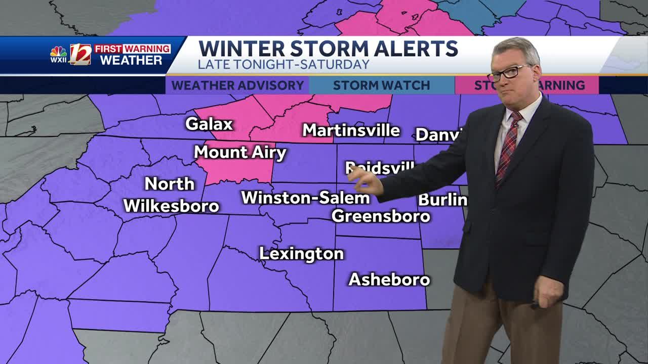 WATCH: Winter Advisories Issued Ahead Of Saturday Storm