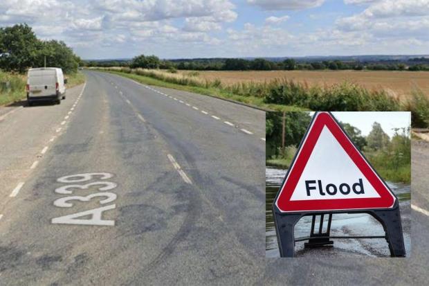 A339 To Partially Reopen Following Road Closure Due To Flooding