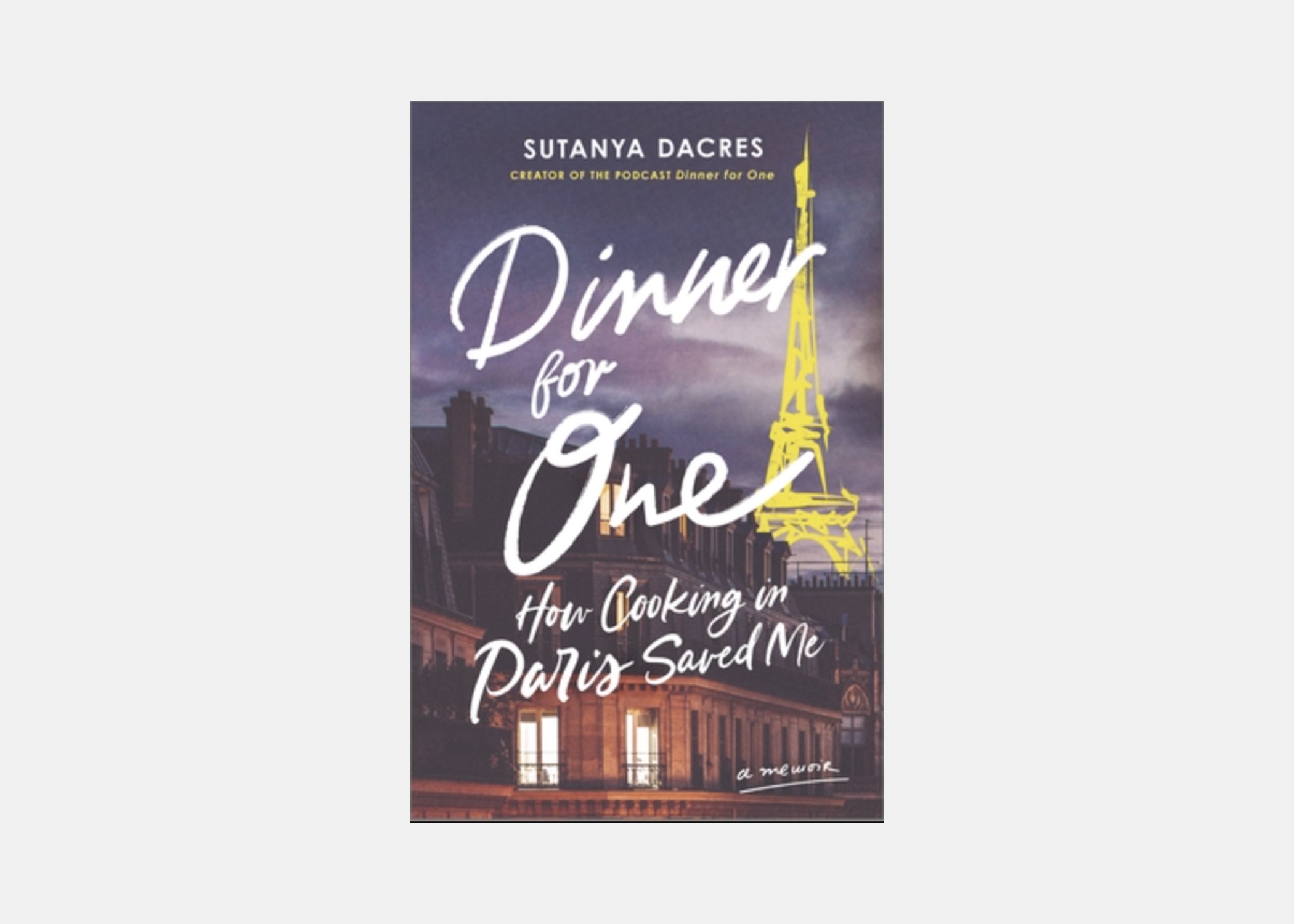 <p><strong>What it’s about:</strong> For a more contemporary American-moves-to-Paris story pick up <em>Dinner for One</em>, the debut memoir of Sutanya Dacres, the host of <a href="https://www.dinnerforonepodcast.com/">the eponymous podcast</a>. Reeling from the sudden expiration of her marriage to The Frenchman (“let’s call him TFM for short,” she says) for whom she moved to France, she cooks her way through healing and back to joy while rebuilding her life in her Montmartre apartment. These pages are filled with equal parts optimism and realism, hope and loss, American glee and Parisian bite. It’s an absolute must-read.</p> <p><strong>You should read this when:</strong> You’re one slightly-mean email away from snapping and absconding to France in a last-ditch effort to fall back in love with your life (and it just might work).</p> <p><strong>The book’s opening lines:</strong> “The day I reached my breaking point started out like so many others since my husband had left four months earlier—wake up, get ready, and leave my apartment as quickly as possible. Decently sized by Paris standards, the 463-square-foot apartment faced south, overlooking a shared courtyard, with double-door windows that spilled sunlight into the bedroom and living room.”</p> $19, Amazon. <a href="https://www.amazon.com/Dinner-One-Cooking-Paris-Saved/dp/0778387151/ref=tmm_pap_swatch_0">Get it now!</a><p>Sign up to receive the latest news, expert tips, and inspiration on all things travel</p><a href="https://www.cntraveler.com/newsletter/the-daily?sourceCode=msnsend">Inspire Me</a>