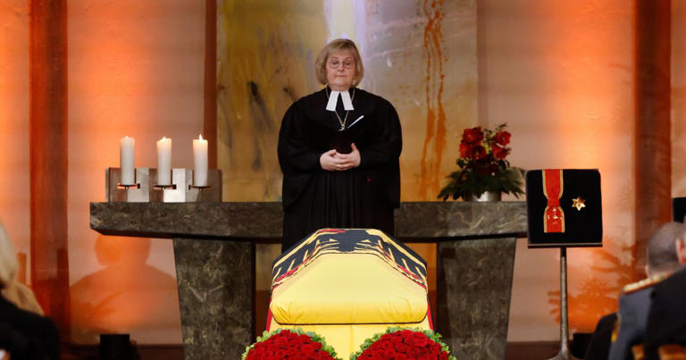 Die evangelische Landesbischöfin von Baden, Heike Springhart, leitete die Trauerfeier.