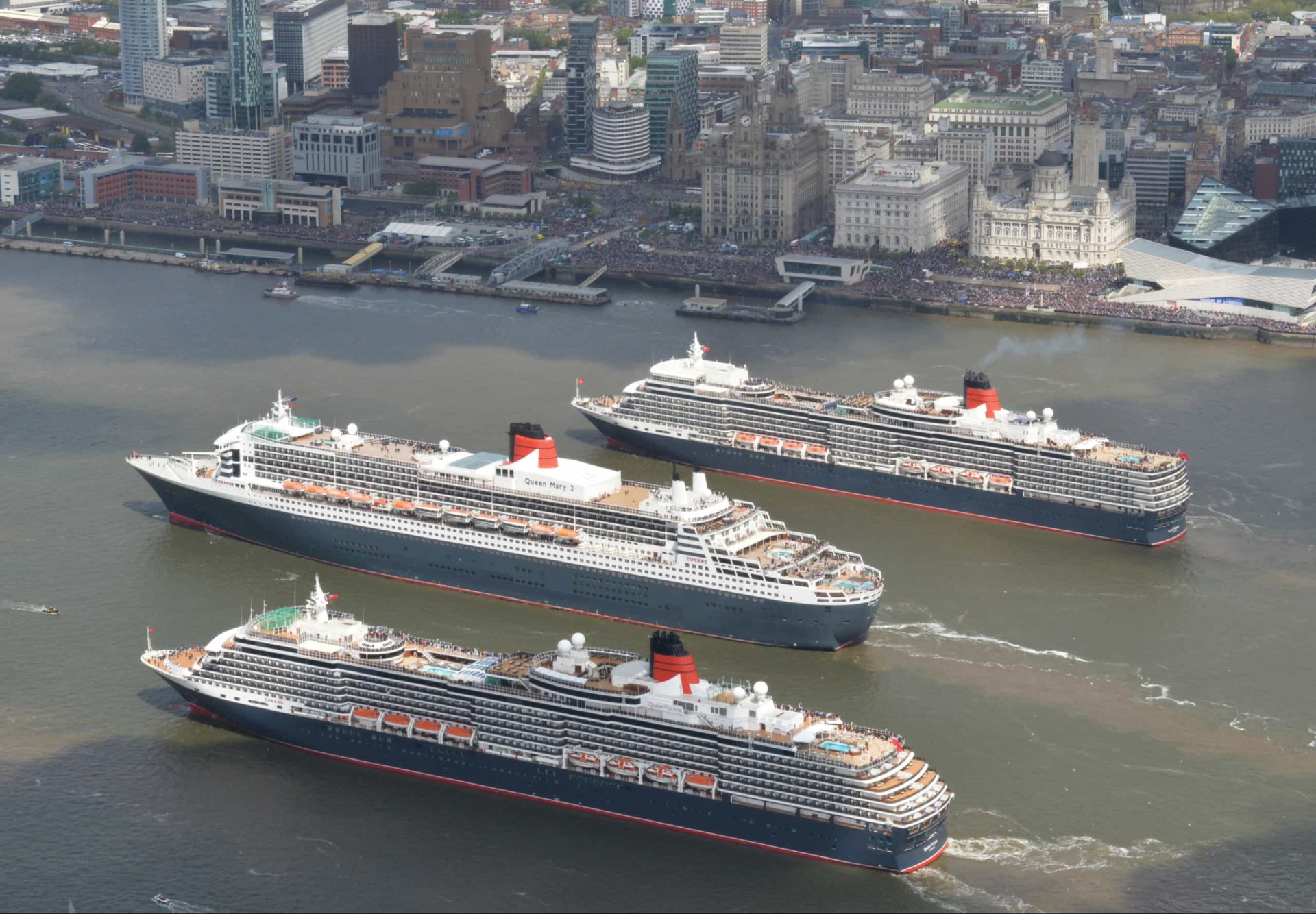 <p>In 2015, Cunard's three Queens met on the River Mersey in Liverpool to celebrate the company's 175th anniversary—MS <em>Queen Mary 2</em>, MS <em>Queen Victoria</em>, and MS <em>Queen Elizabeth.</em></p><p>You may also like:<a href="https://www.starsinsider.com/n/495355?utm_source=msn.com&utm_medium=display&utm_campaign=referral_description&utm_content=502910v1en-ae"> History's most celebrated military commanders</a></p>