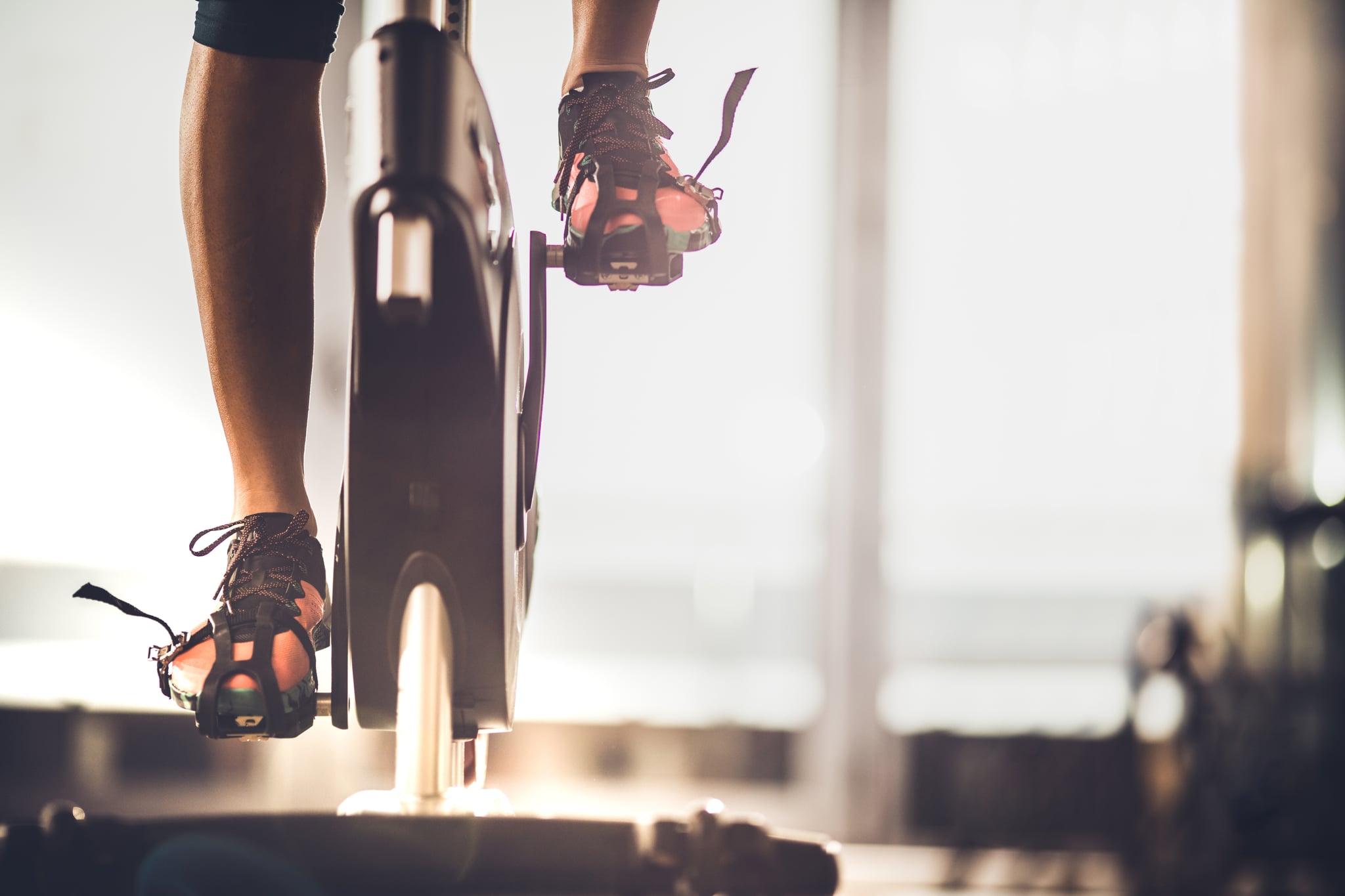 <p>It's another cardio day! Again, you can choose the type of cardio you want to do for this gym workout plan, but we also have an idea from Roser in case you're not sure where to start.</p> <p>"Indoor bike workouts are great for your joints and are one of the best ways to get a killer cardio workout," Roser says. To start, warm up for five minutes at a moderate speed and intensity, then move on to intervals. "Amp up your speed so you're going as fast as you can for 30 seconds, then recover for one minute, then back to a spin sprint for 30 seconds," she explains. "Try sticking to this pattern for the next 25 minutes, then cool down for five minutes at the speed of your recovery pace." Or, try one of <a href="https://www.popsugar.com/fitness/best-cycling-workouts-on-youtube-48031524" class="ga-track">these indoor cycling workouts</a>.</p>