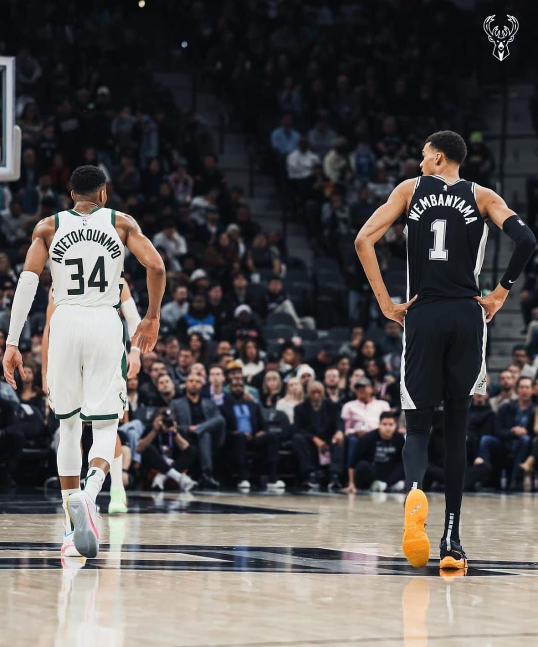 duelo de gigantes: los espectaculares momentos que dejó el choque entre giannis antetokounmpo y victor wembanyama en la nba