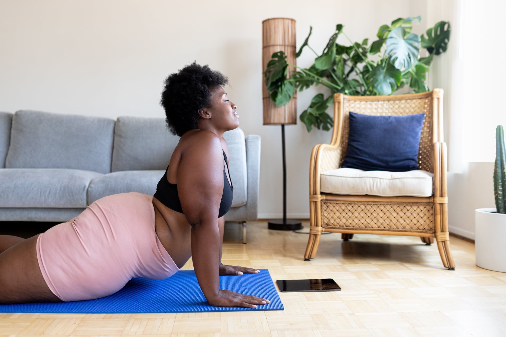 <p>The keyword here is <em>active</em>. "Aim for 10,000 steps during the day and do some stretching or take a chilled-out class like yoga or barre," Roser says. These routines will help your body recover: </p> <ul> <li><a href="https://www.popsugar.com/fitness/10-minute-walking-workout-pride-month-49190289" class="ga-track">10-Minute Walking Workout</a></li> <li><a href="https://www.popsugar.com/fitness/30-minute-energy-boosting-morning-yoga-flow-49311859" class="ga-track">30-Minute Energizing Yoga Flow</a></li> </ul>