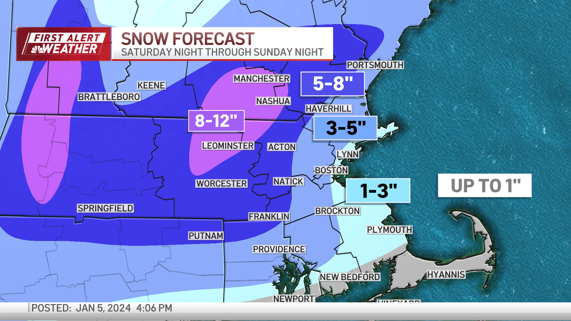 Updated New England Snow Map What To Expect From This Weekend S Big   AA1mwN0H.img