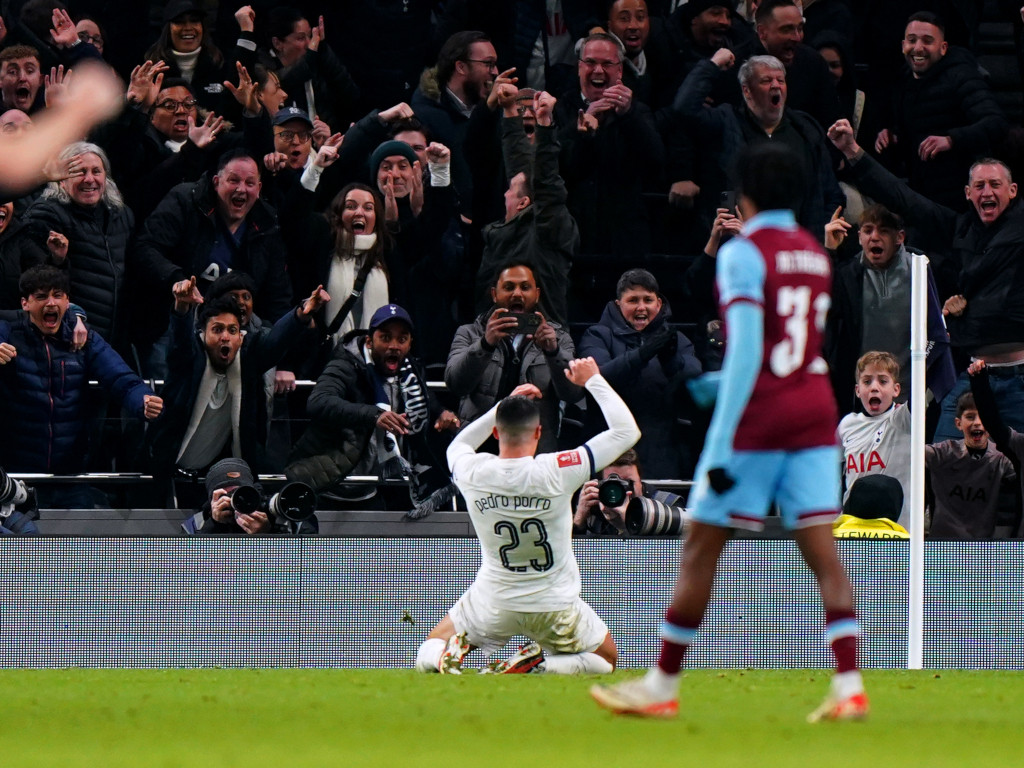 FA Cup: Pedro Porro Stunner Helps Tottenham Knock Out Burnley