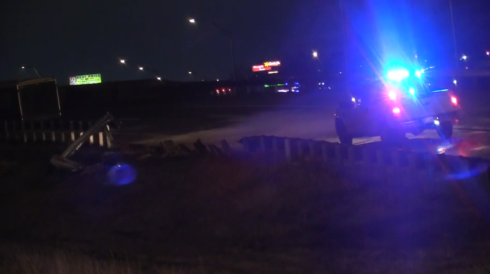 I-44 Near May In OKC Reopens After Semi Rollover Overnight