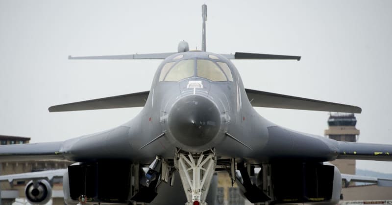 B-1 Bomber Crashes At South Dakota Air Force Base, 4 Crew Members Eject ...