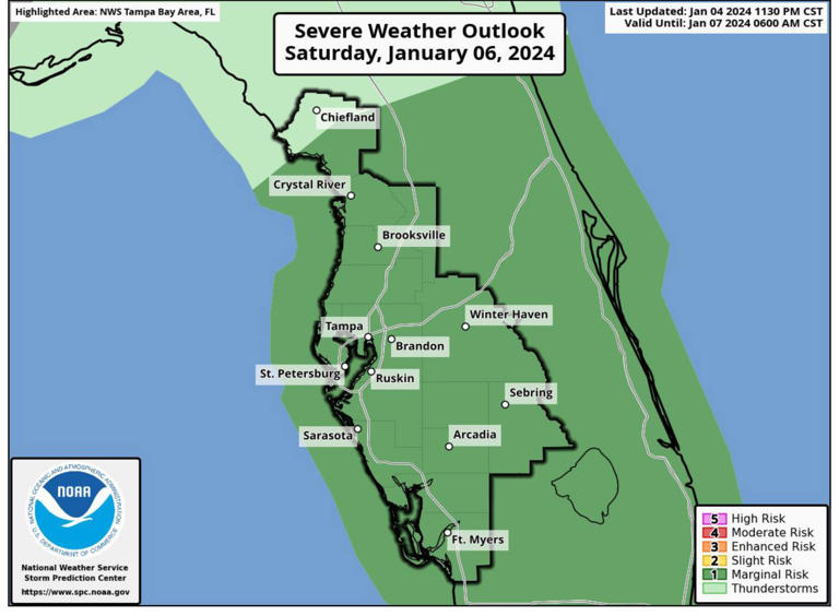 Sarasota and Manatee could see severe weather from cold fronts Saturday ...