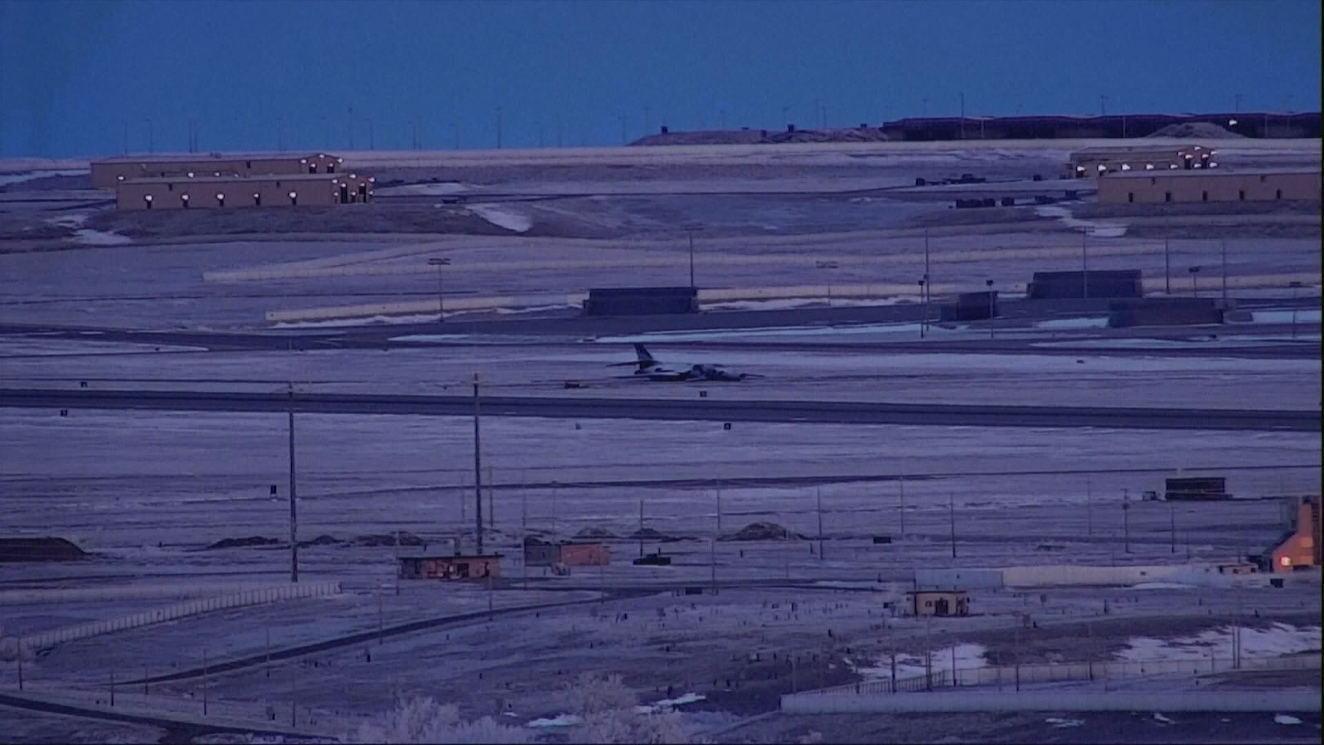 B-1 Bomber Crashes While Landing At Ellsworth Air Force Base