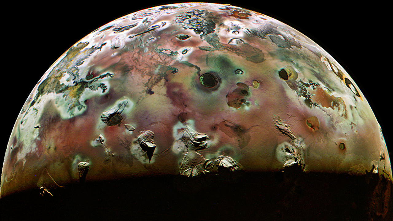 Volcanic Io Imaged In Spectacular Detail By NASA's Juno Probe