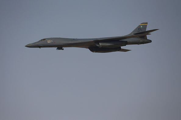 B-1 Bomber Crashes At South Dakota Air Force Base; Crew Safely Ejects