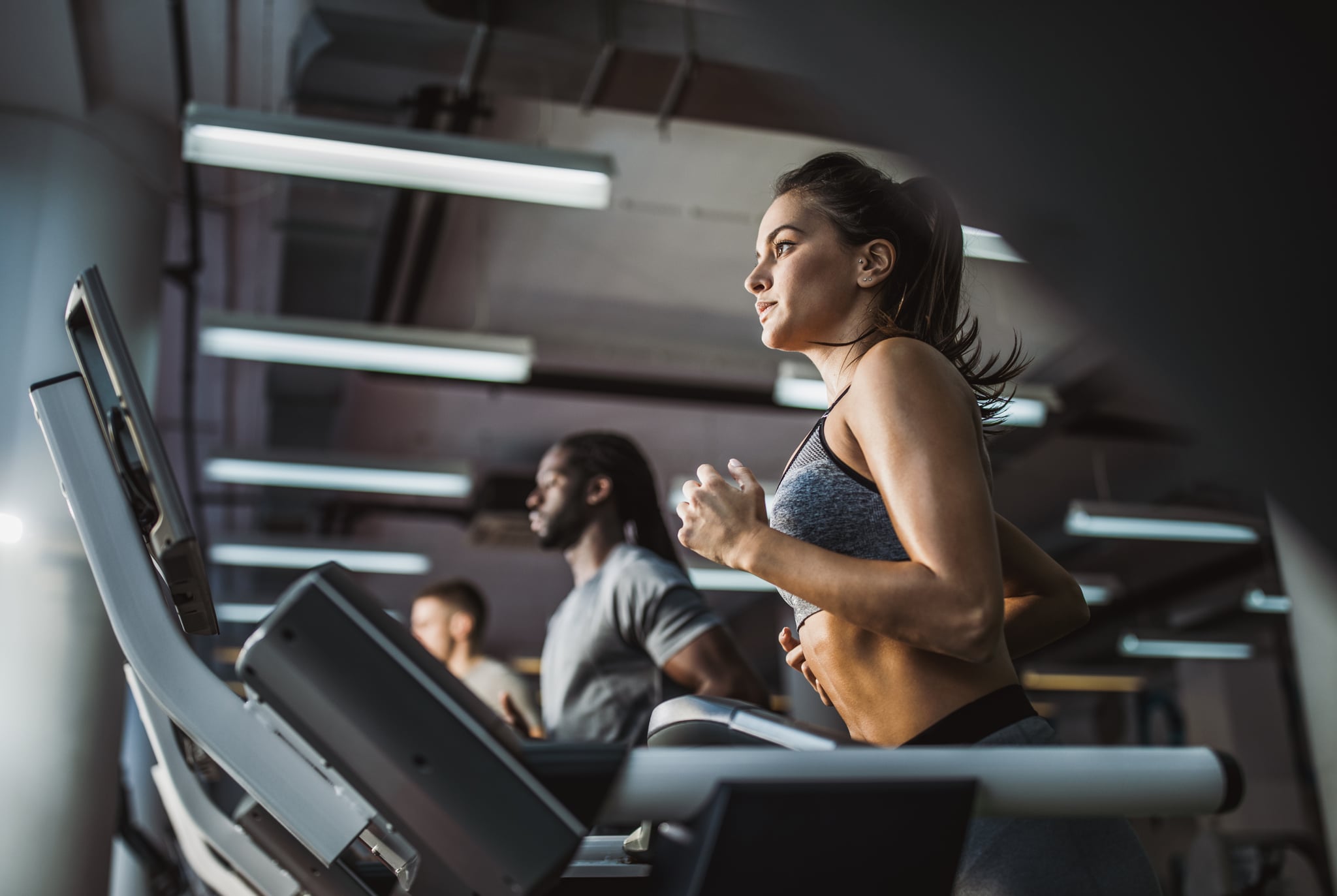 <p>Now that your body is getting accustomed to cardio, it's time to up the intensity with a 26-minute rolling hills treadmill circuit that mixes incline with speed.</p> <ul> <li><strong>5 minutes:</strong> 3.3 speed at 5 percent incline</li> <li><strong>2 minutes:</strong> 3.6 speed at 7 percent incline</li> <li><strong>1.5 minutes:</strong> 4.5 speed at 5 percent incline</li> <li><strong>1 minute:</strong> 3.6 speed at 5 percent incline</li> <li><strong>2 minutes:</strong> 4.5 speed at 5 percent incline</li> <li><strong>1 minute:</strong> 5.5 speed at 7 percent incline</li> <li><strong>1 minute:</strong> 4.5 speed with no incline</li> <li><strong>2 minutes:</strong> 4.7 speed with no incline</li> <li><strong>1.5 minutes:</strong> 5.6 speed with no incline</li> <li><strong>1 minute:</strong> 5.0 speed at 5 percent incline</li> <li><strong>2 minutes:</strong> 4.7 speed 5 percent incline</li> <li><strong>1 minute:</strong> 4.0 speed 5 percent incline</li> <li><strong>5 minutes:</strong> 3.0 speed with no incline</li> </ul>