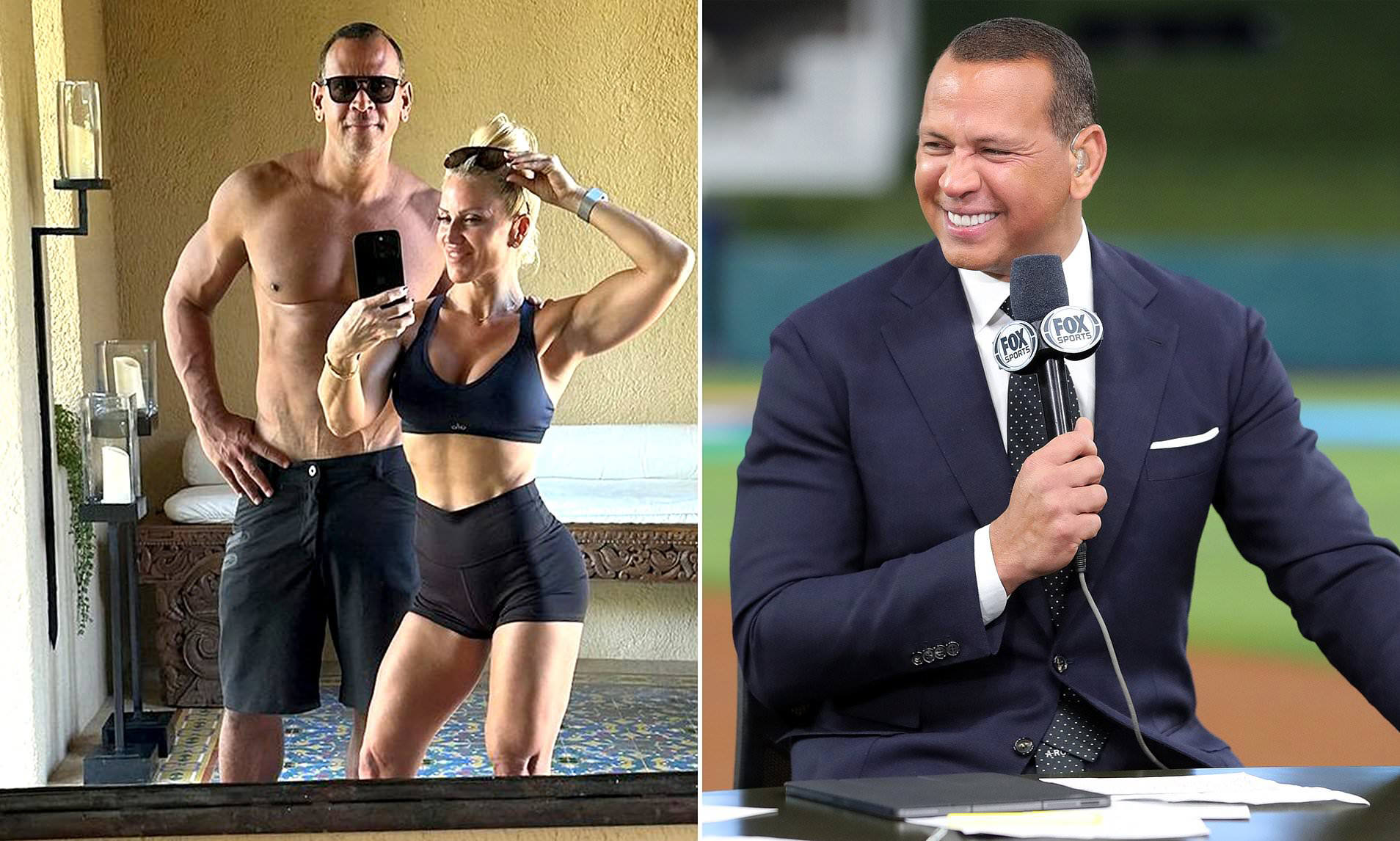 Former MLB star Alex Rodriguez shows off new ripped physique