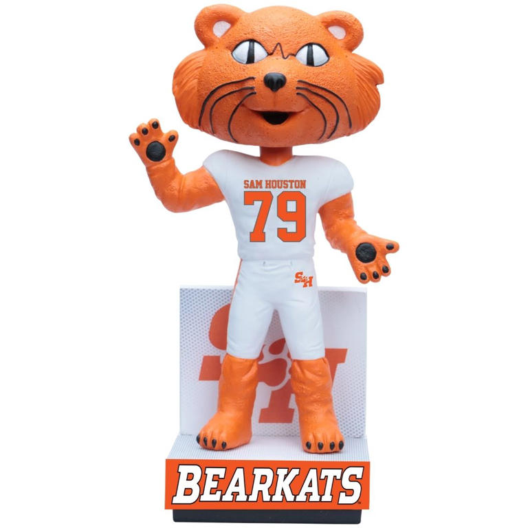 SHSU mascot Sammy Bearkat joins exclusive bobblehead collection