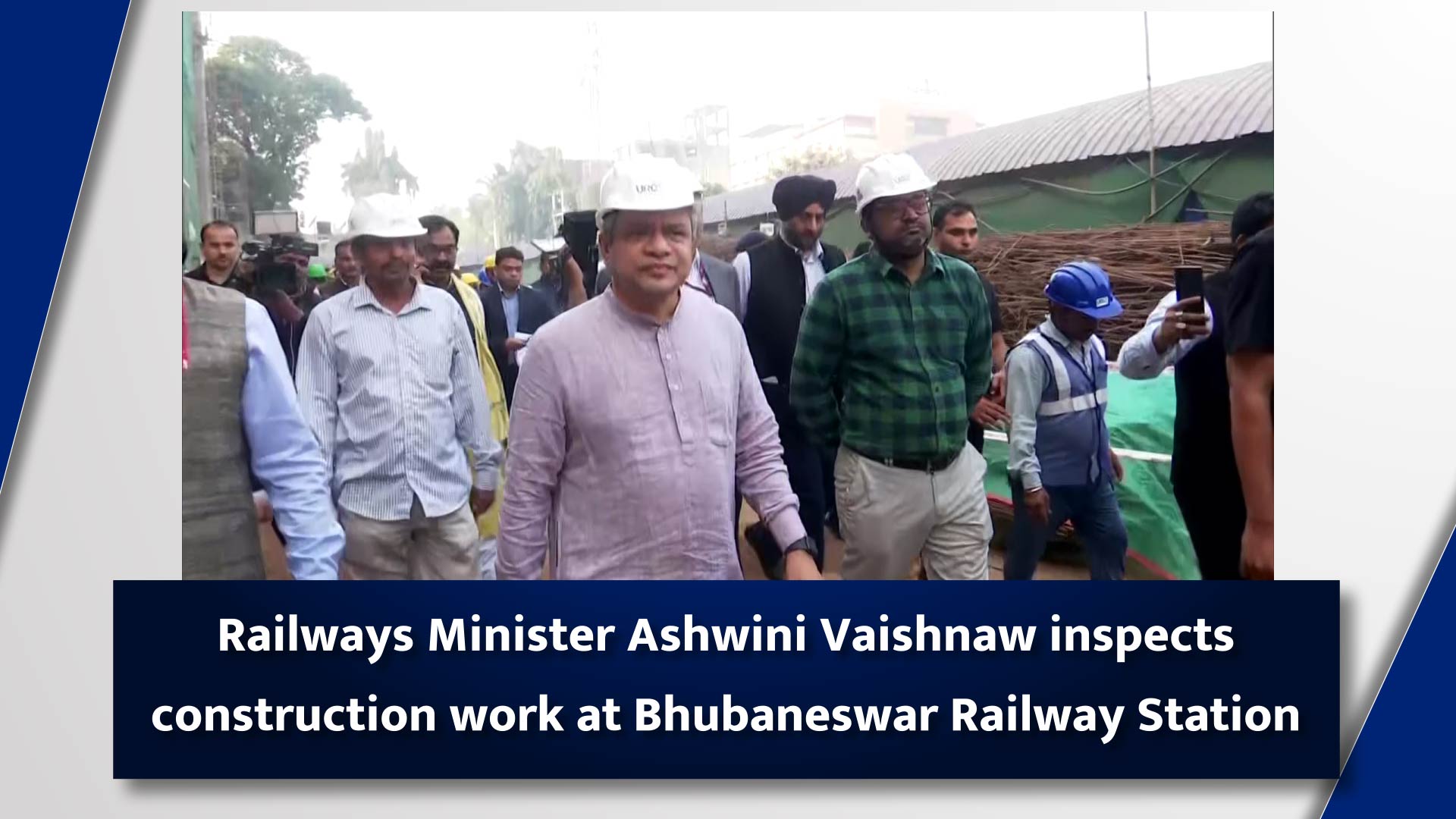 Railways Minister Ashwini Vaishnaw Inspects Construction Work At ...