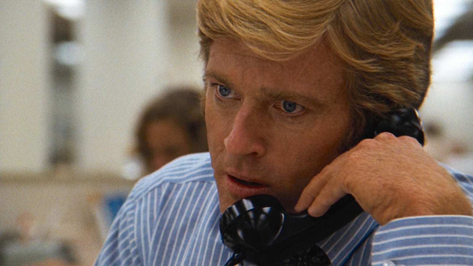<p>Many of Redford’s movies turned a skeptical eye towards mainstream politics, none as effectively as 1976’s <em>All the President’s Men</em>. As <em>Washington Post</em> investigative reporter Bob Woodward, alongside Dustin Hoffman as Carl Bernstein, Redford portrays a key figure in a scandal that rocked the nation. Even though none of the movie’s four Academy Award wins went to Redford, <em>All the President’s Men</em> would have never happened without his work in front of or behind the camera.</p>