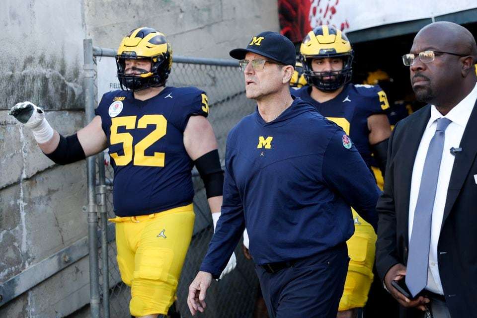 Jim Harbaugh Won’t Talk Future At Michigan, But He Will Revenue Sharing