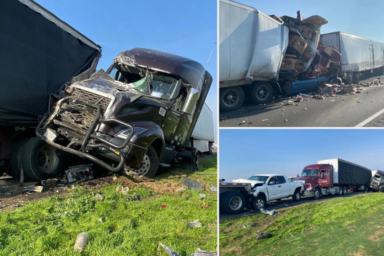 Two dead, nine hospitalized in 35-vehicle pile-up on California’s I-5: ‘Scariest accident of my life’