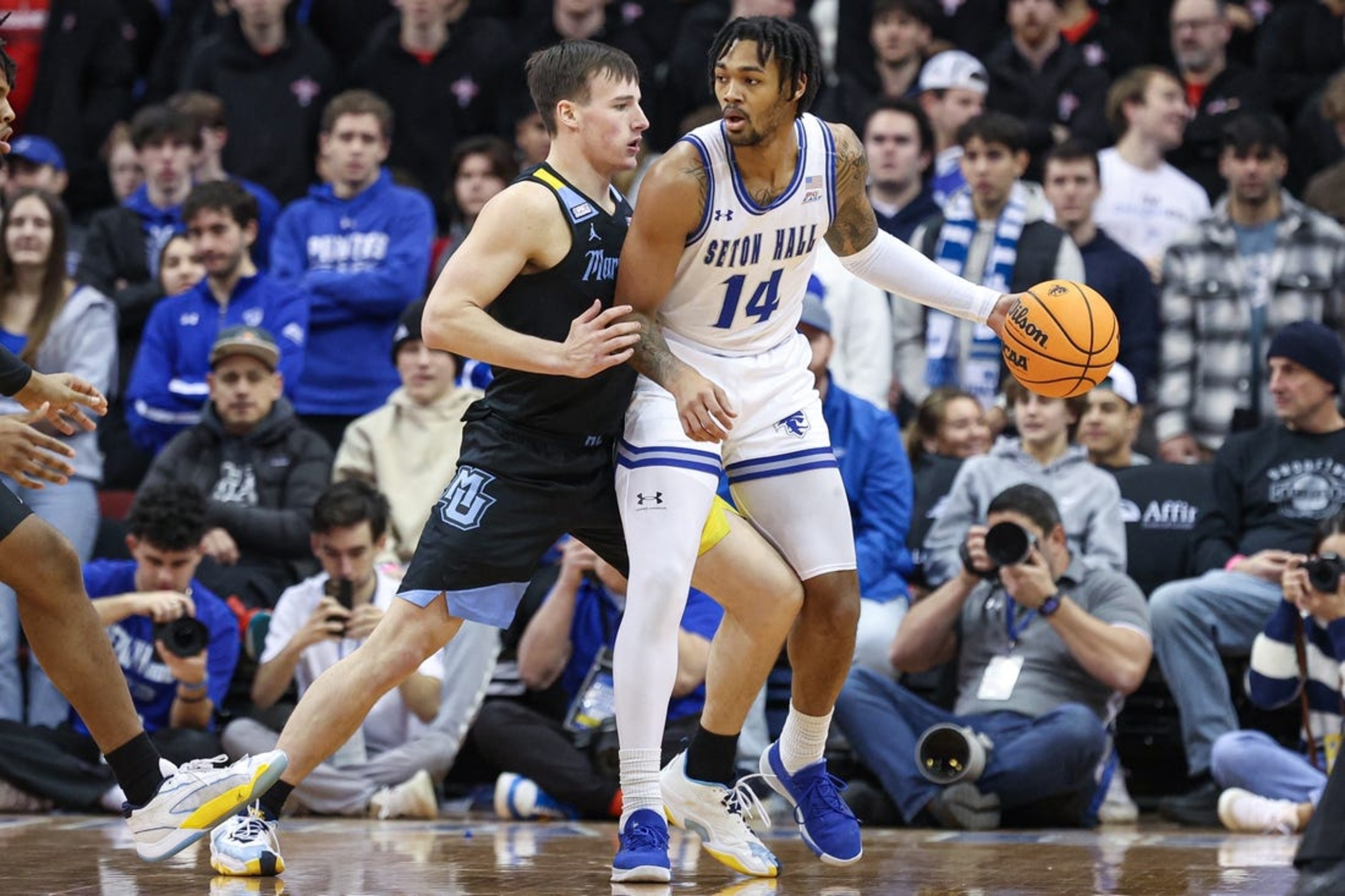 Dre Davis, Seton Hall Upset No. 7 Marquette