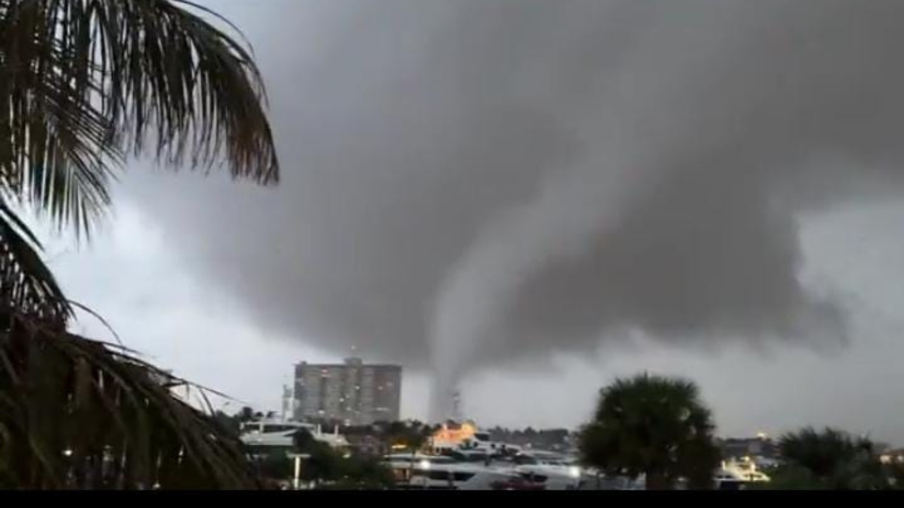 Fort Lauderdale Tornado Videos From Broward County Show Big Twister