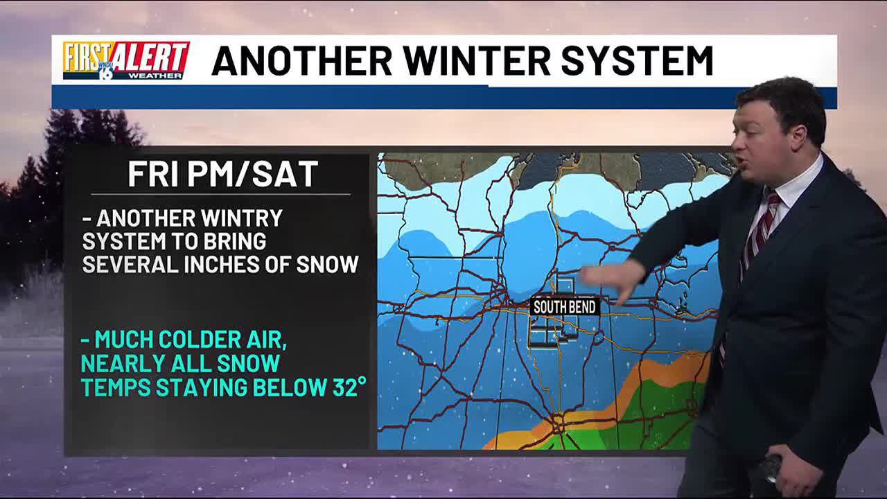 First Alert Forecast: Wintry System Coming Tuesday, Continuing Snow ...