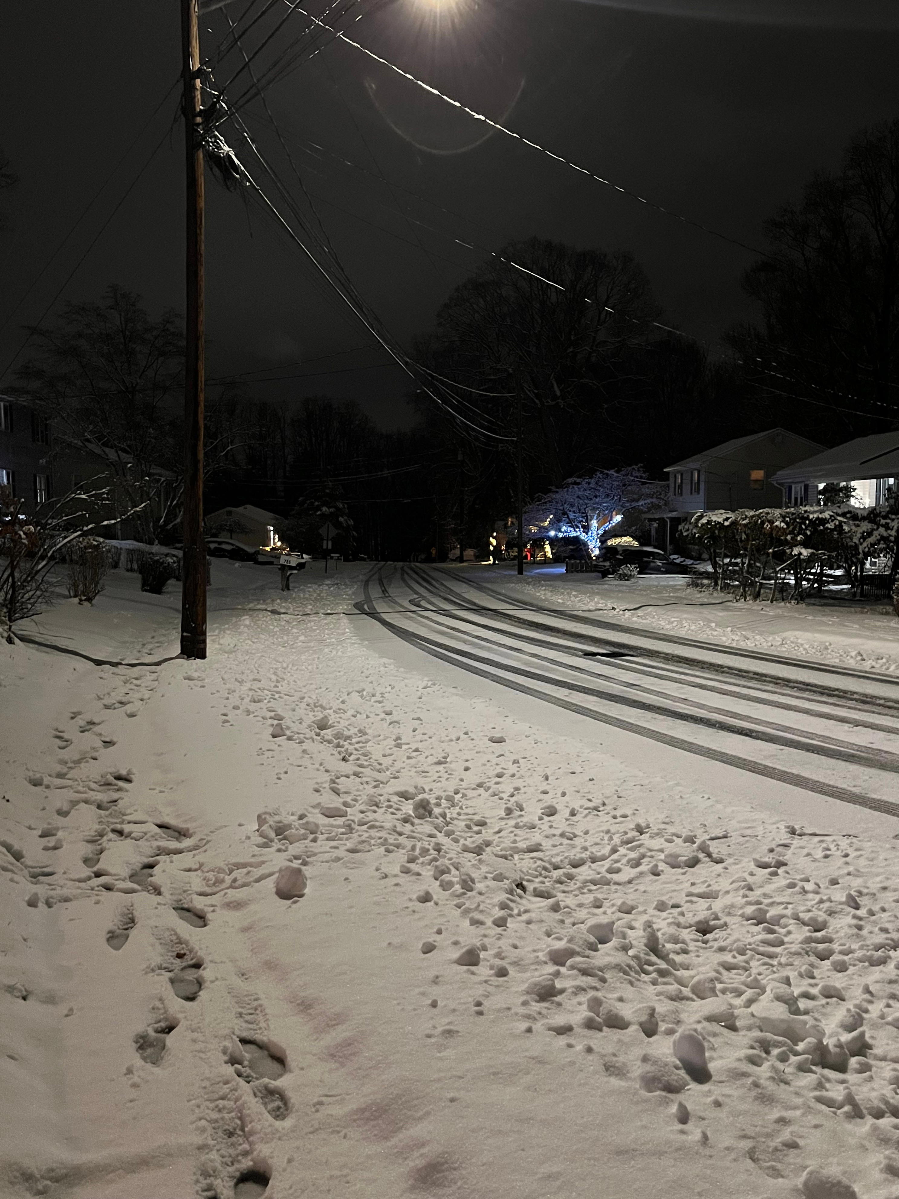 How much snow did we get in Lower Hudson Valley's first snowfall of the