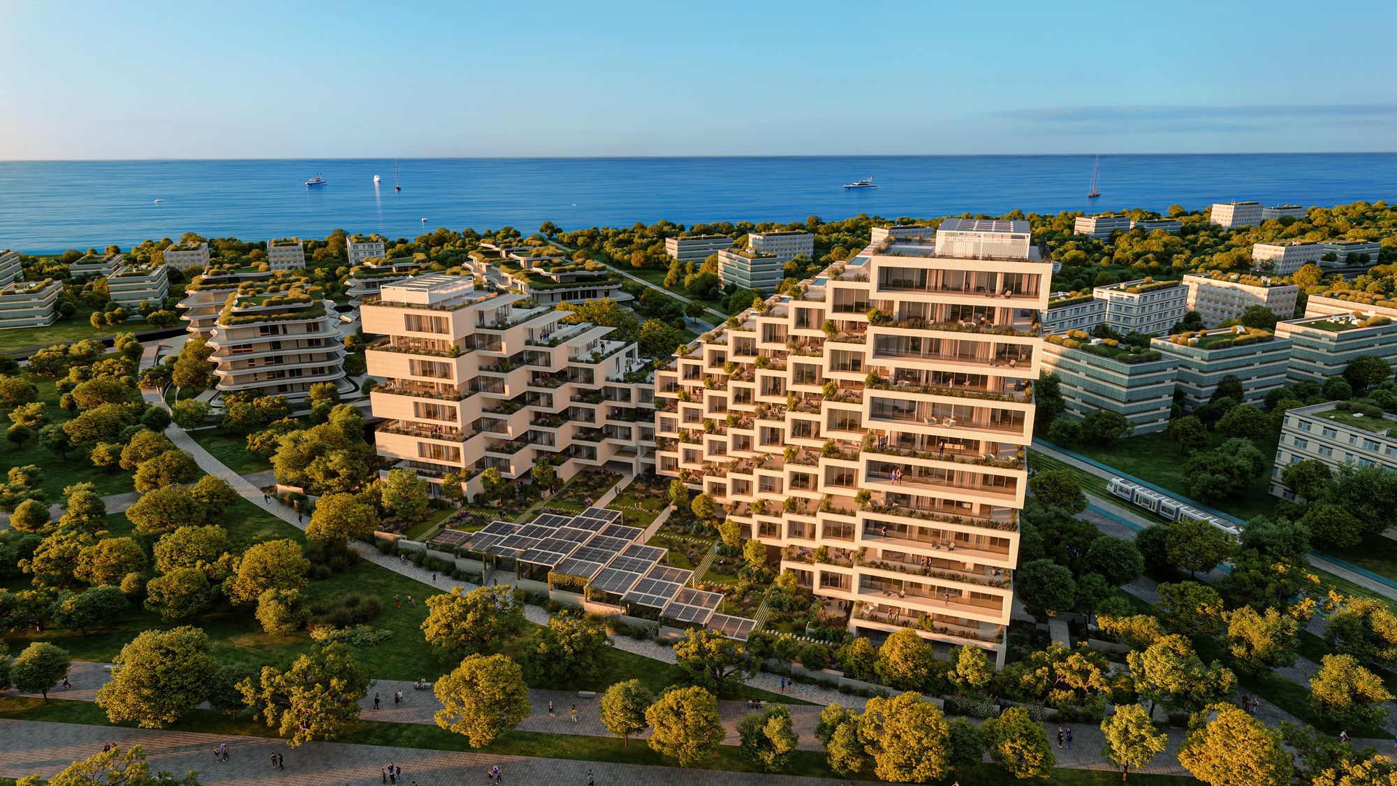 the ellinikon athens, greece: seafront homes at europe's 'biggest real estate project' give golden visa rights