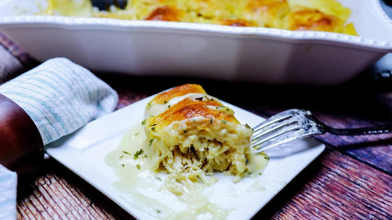 Colder Weather Means Comfort Food Cheesy Chicken Crescent Roll