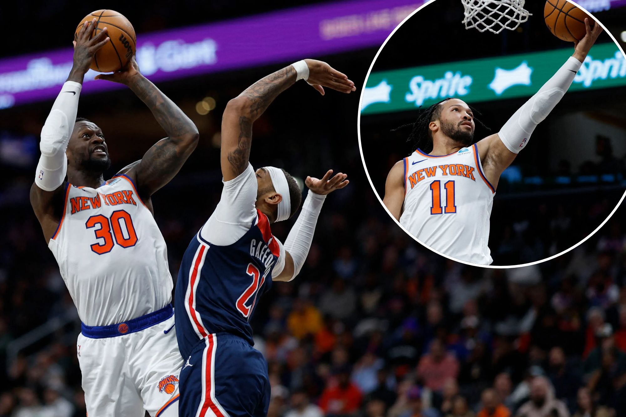 Julius Randle, Jalen Brunson Dominate Woeful Wizards For Knicks’ Fourth ...