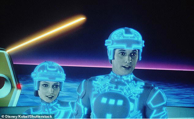 Morgan played a major role in Tron, the first computer-generated movie
