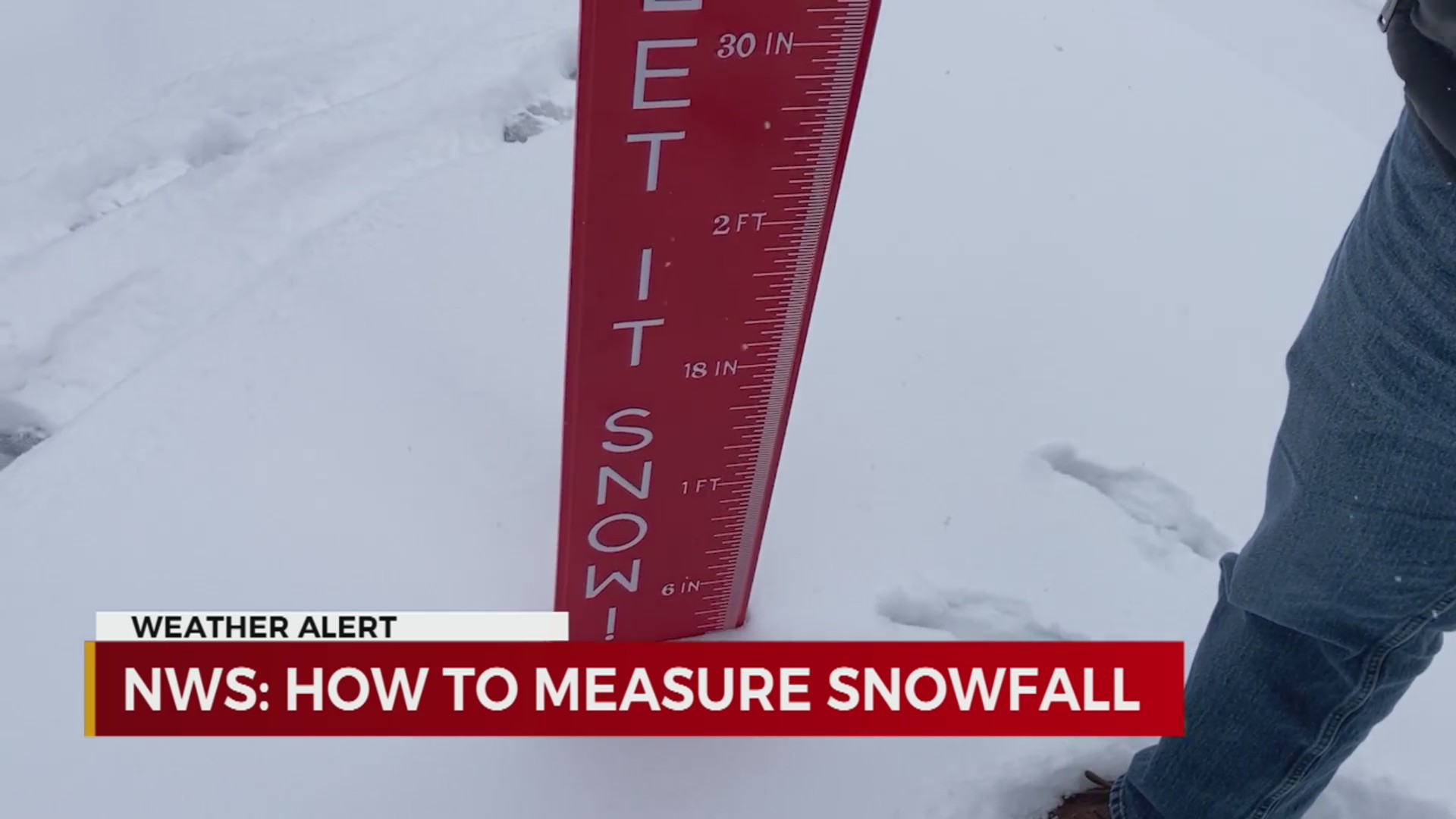 NWS: How To Measure Snowfall