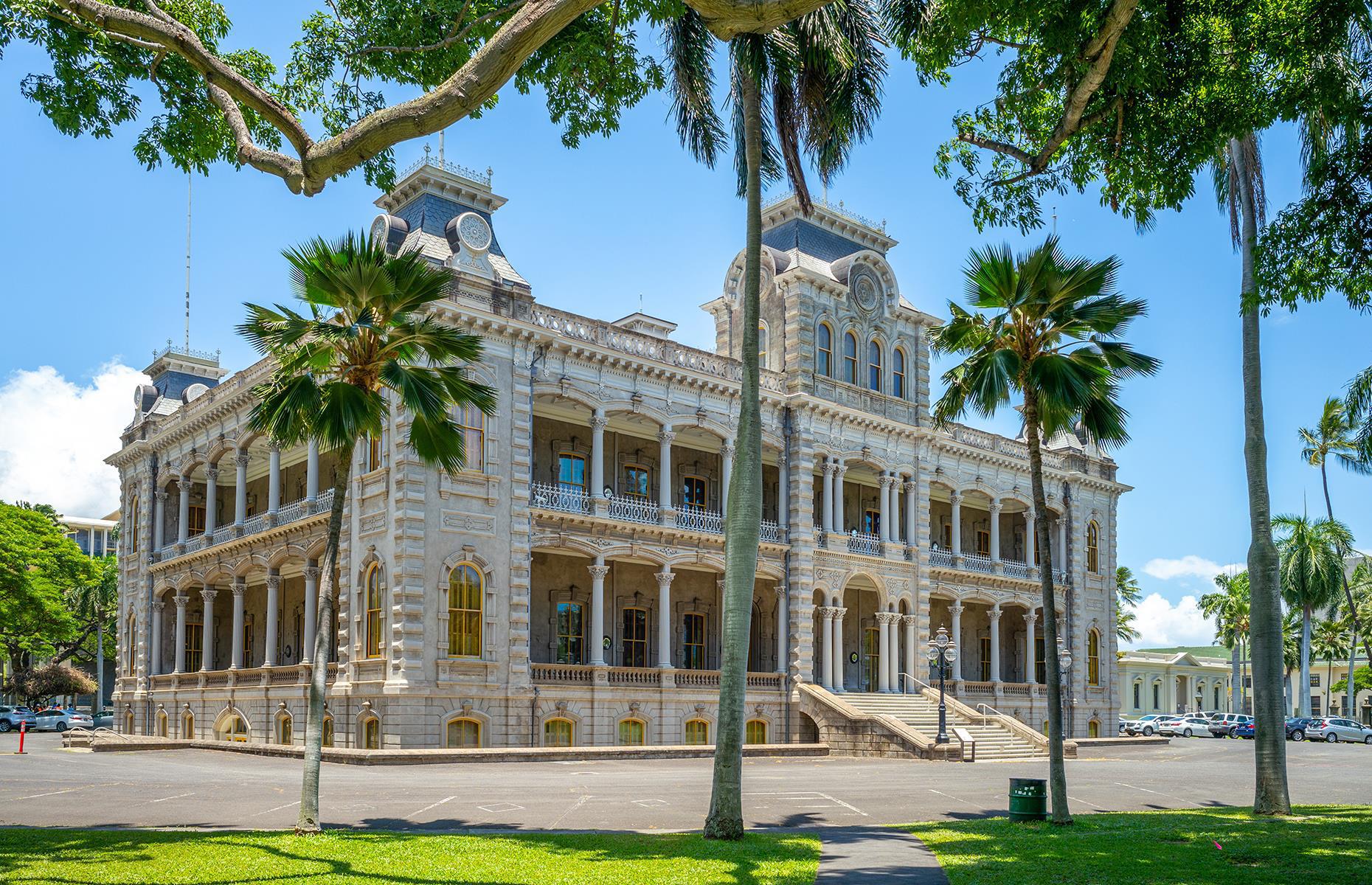 <p>As the only royal residence in the United States, Honolulu's Iolani Palace is truly unique. Completed in 1882, it served as the seat of the Hawaiian monarchy. Queen Liliuokalani was Hawaii's last sovereign and the splendid building offers an interesting insight into the affairs of the monarchy. Today, several <a href="https://www.iolanipalace.org/visit/tours-admission/guided-tours/">guided tours</a> are available – the volunteer docent-led tour is among the best and dives into the history of the palace, as well as its royal residents. Tours are available on Wednesdays and Thursdays for $32.95 (various discounts for under-18s and the military apply).</p>