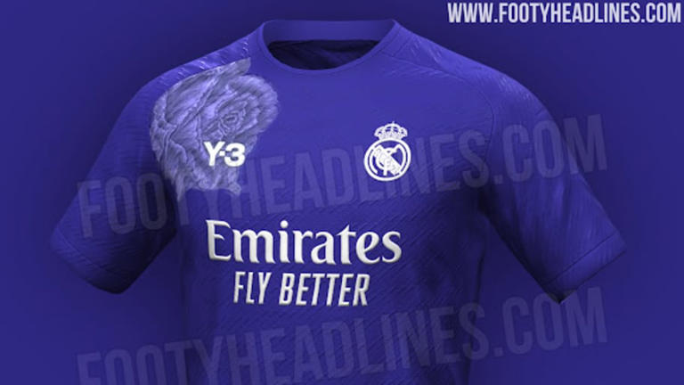 PHOTOS : Le nouveau maillot du Real Madrid avec Yamamoto a fuitÃ© et se dÃ©cline en trois coloris