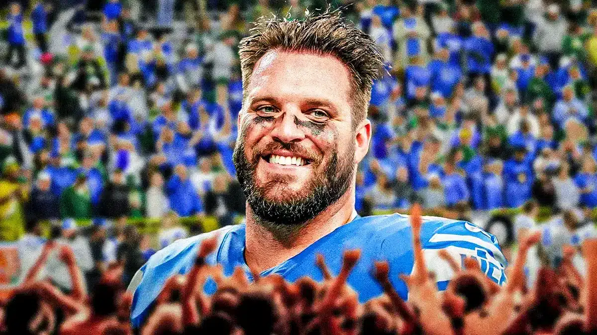 Lions OT Taylor Decker’s Emotional Reaction To Ending Playoff Drought