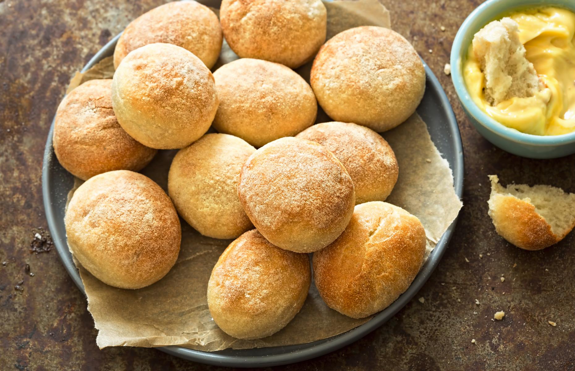 <p>Served warm from the oven with a bowl of garlic butter for dunking, these crisp little rolls are utterly irresistible. The method is simple; the dough balls require just one 30-minute rise, meaning this a great recipe for getting kids involved (they’ll adore eating the results, too).</p>  <p><a href="https://www.lovefood.com/recipes/60459/lawrence-dallaglios-doughballs"><strong>Get the recipe for dough balls with garlic butter here</strong></a></p>