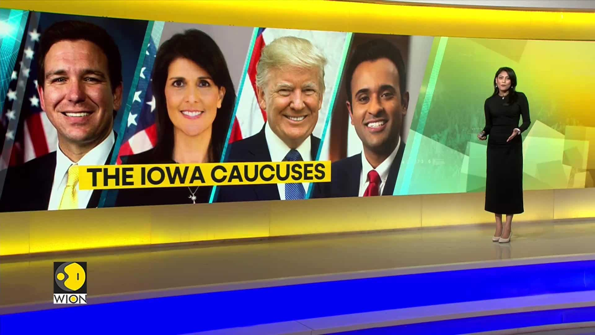 Republicans Hold Iowa Caucuses | Trump Leads In Opinion Polls