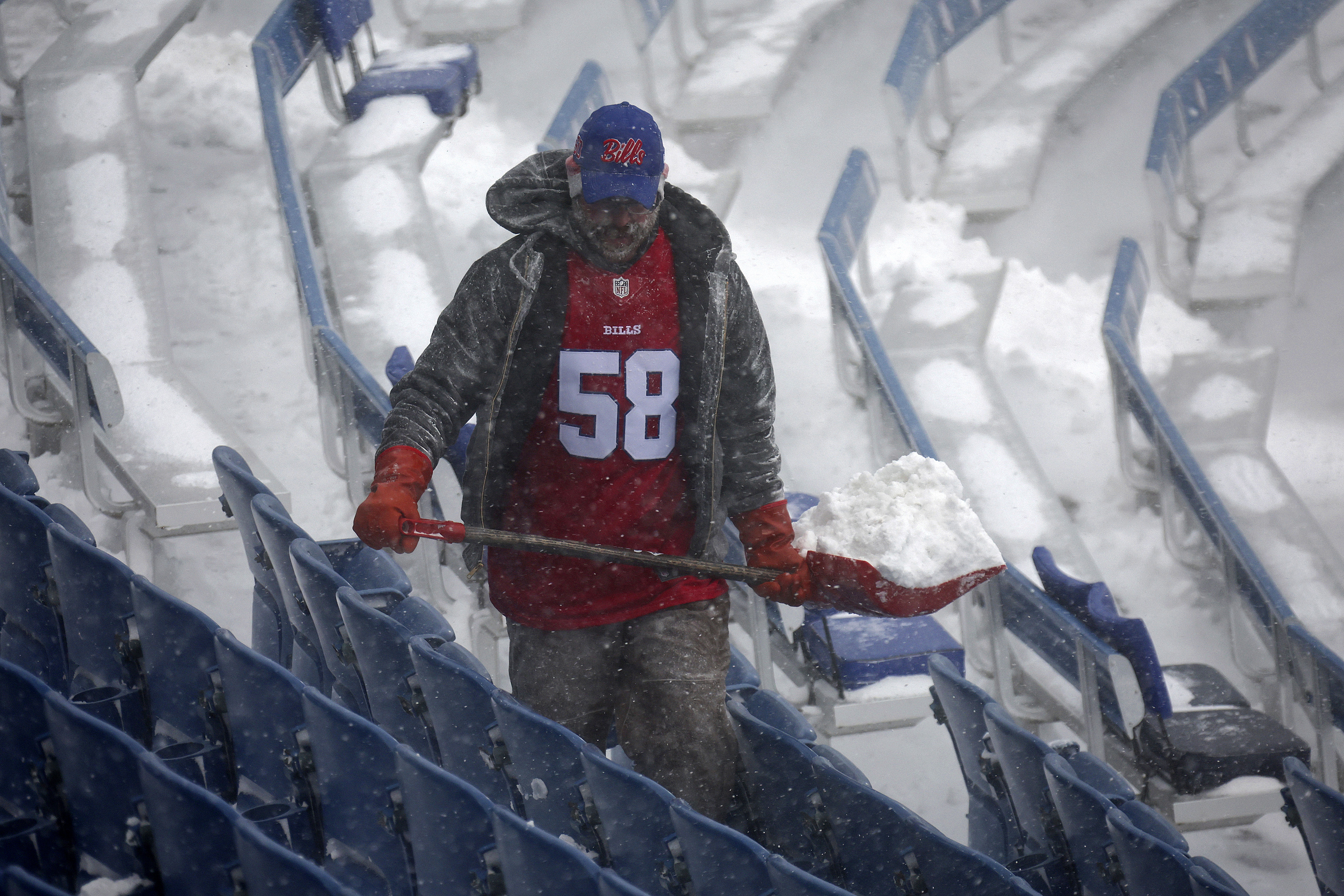 bills put out call for more snow shovelers to clear highmark stadium for rescheduled playoff game vs. steelers