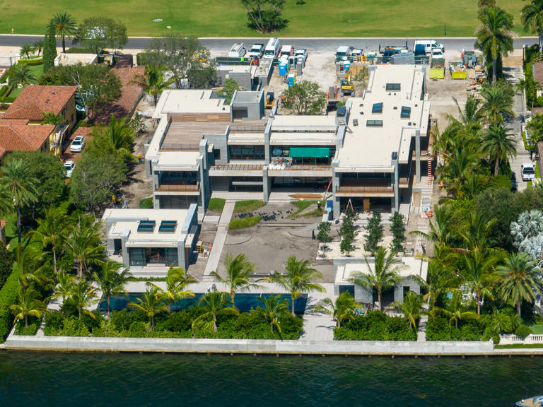 Tom Brady’s luxe waterfront mansion nears completion in Miami’s ...