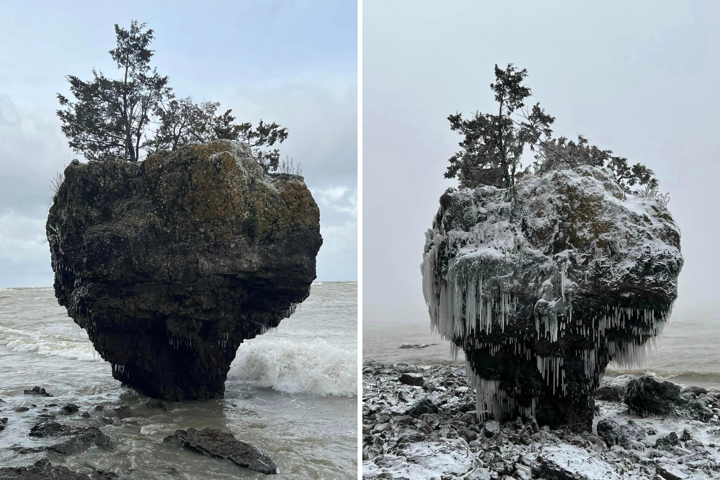 Bottom Of Lake Erie Revealed By Rare Phenomenon   AA1n0xzQ.img