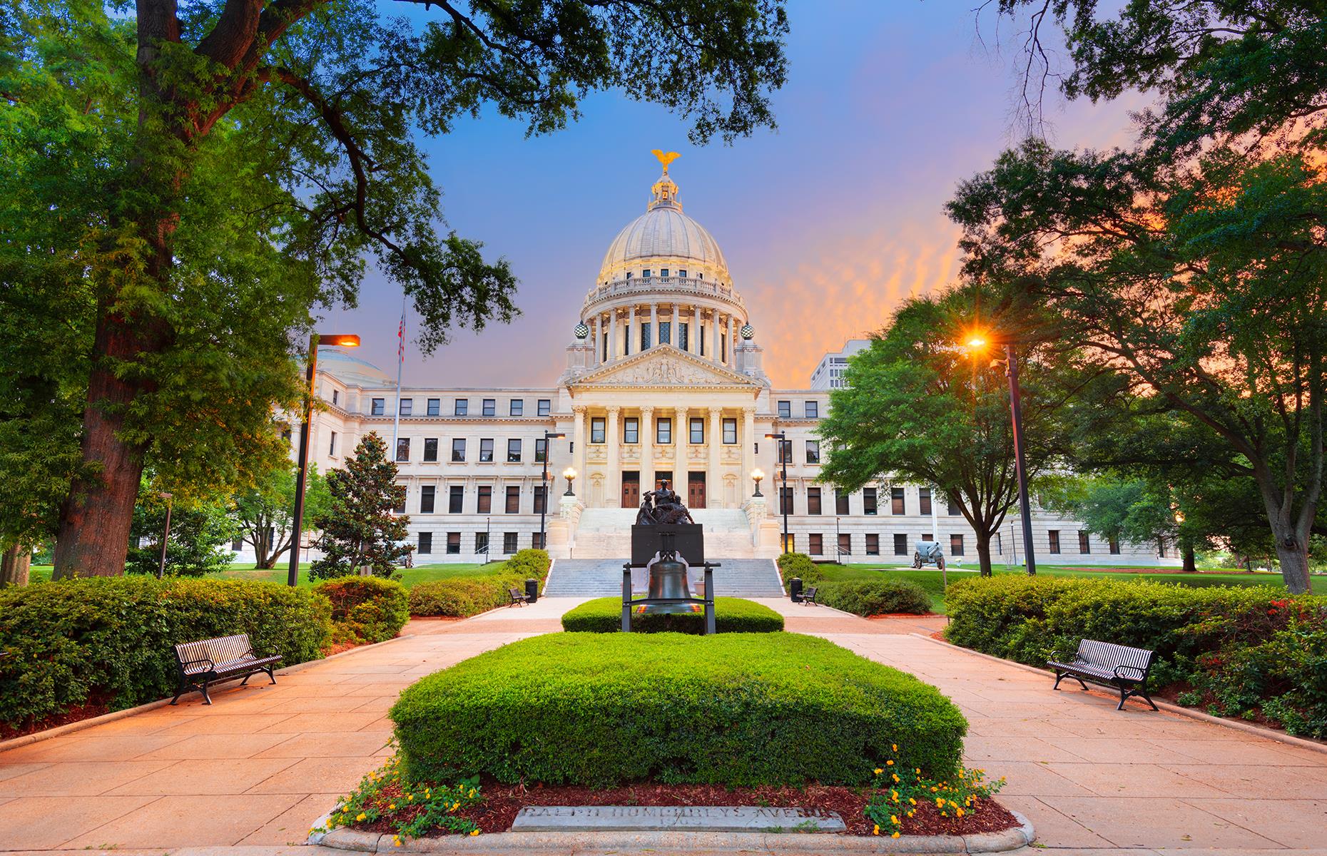 <p>The seat of the state government since 1903, the Mississippi State Capitol is also a National Historic Landmark. An architectural marvel in itself, it's also key to the history of the state and of the city. <a href="https://www.legislature.ms.gov/about-the-capitol/tour-information/">Free guided tours</a> are available at certain times Monday through Friday so visitors can take in one of the replicas of the Liberty Bell, 10 types of marble used throughout the building and the ornate Rotunda.</p>