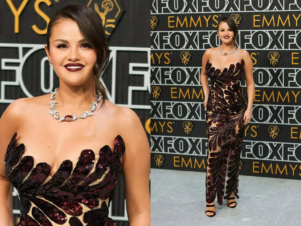 Emmy Awards 2024 Selena Gomez stuns in a bodycon gown