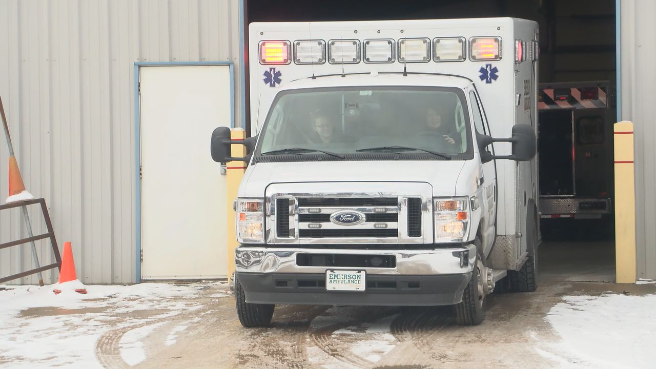 Emergency Workers Taking Precautions During Winter Weather