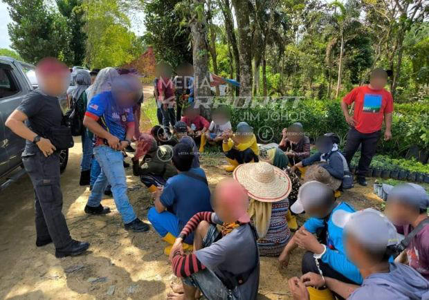 Nine Foreign Workers Nabbed In Johor For Not Having Work Permits 6754