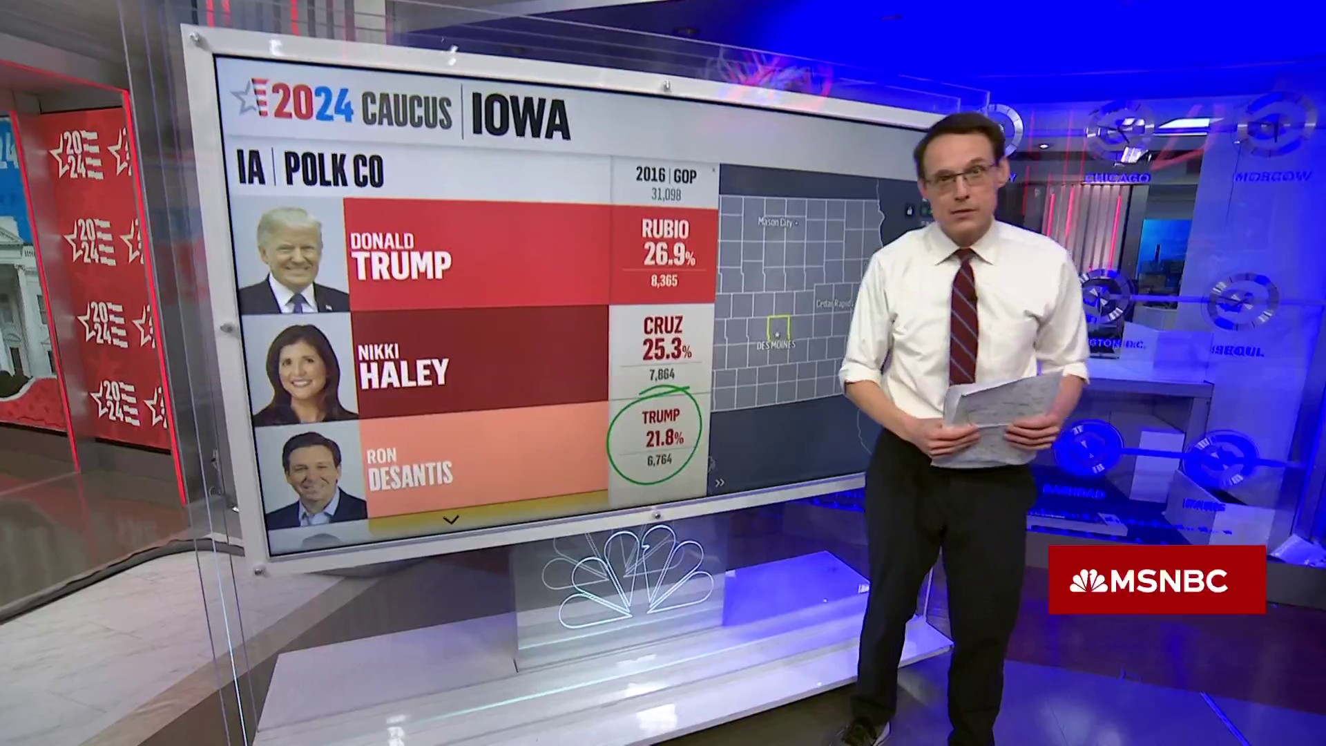 Steve Kornacki Breaks Down What To Expect Ahead Of Tonight's Iowa Caucus