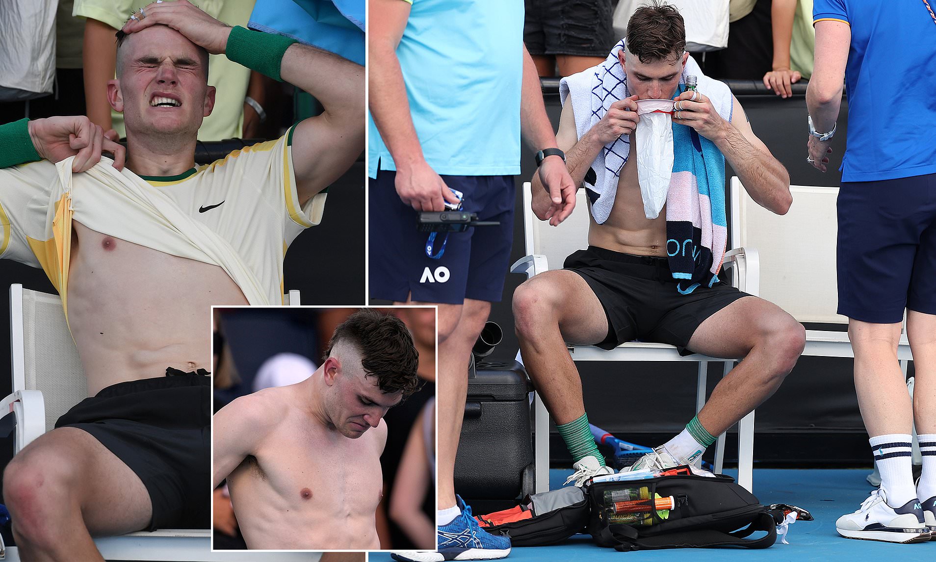 Jack Draper Runs Off Court To Be Sick In A Bin After Five-set Win