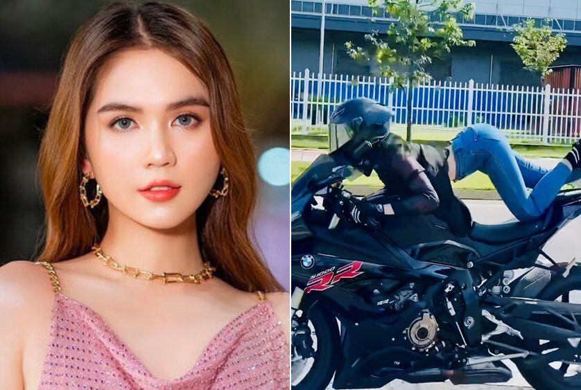 엎드려 오토바이 곡예 운전, 베트남 유명 모델 징역형 위기