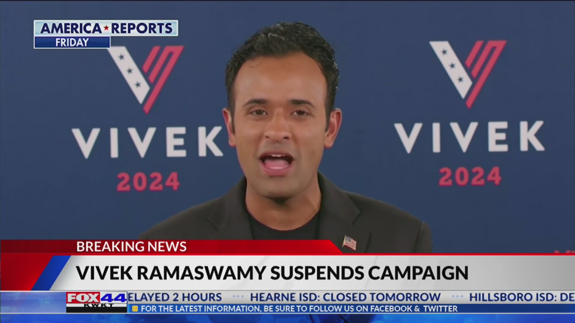 9PM Breaking: Vivek Ramaswamy Suspends Campaign