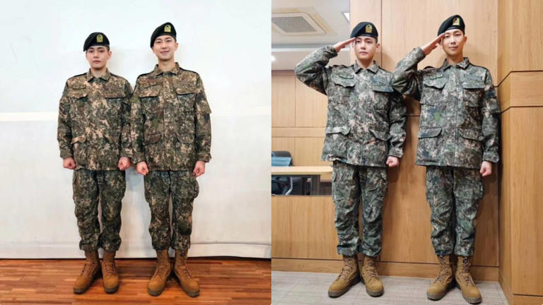 在軍隊裡也是精英！BTS防彈少年團RM＆V新兵基礎訓練結業，兩人都成爲最精銳的訓練兵！
